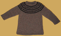 pullover of knitting